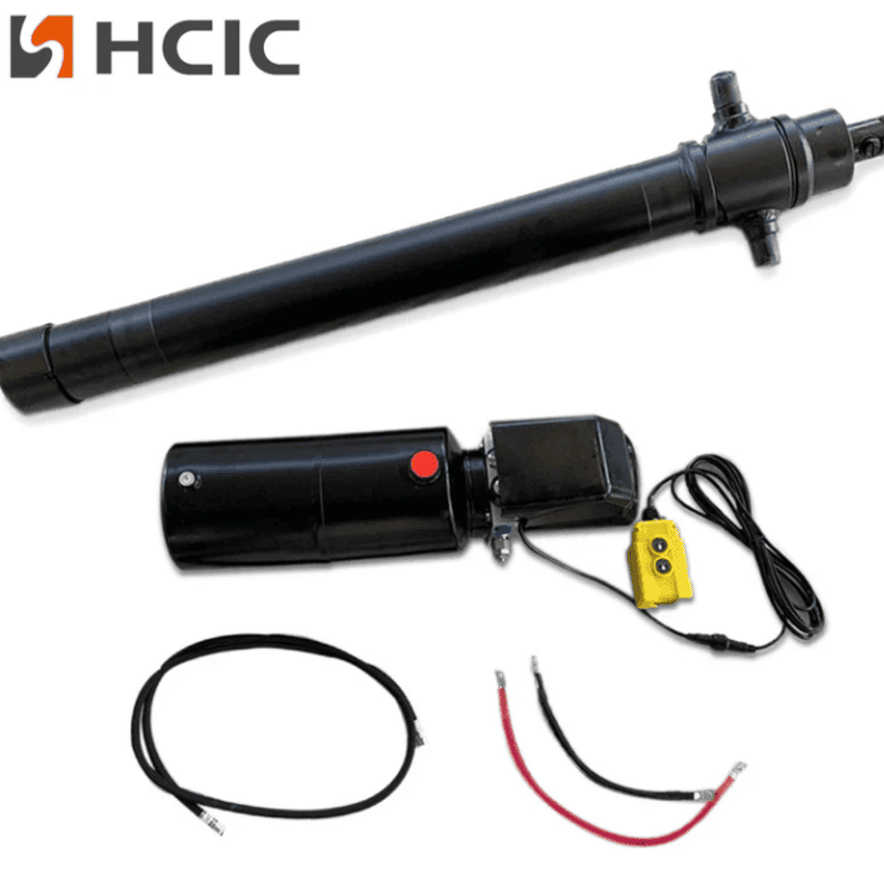 4TG-E90-1000 Гидравлический цилиндр прицепа + специальный силовой агрегат