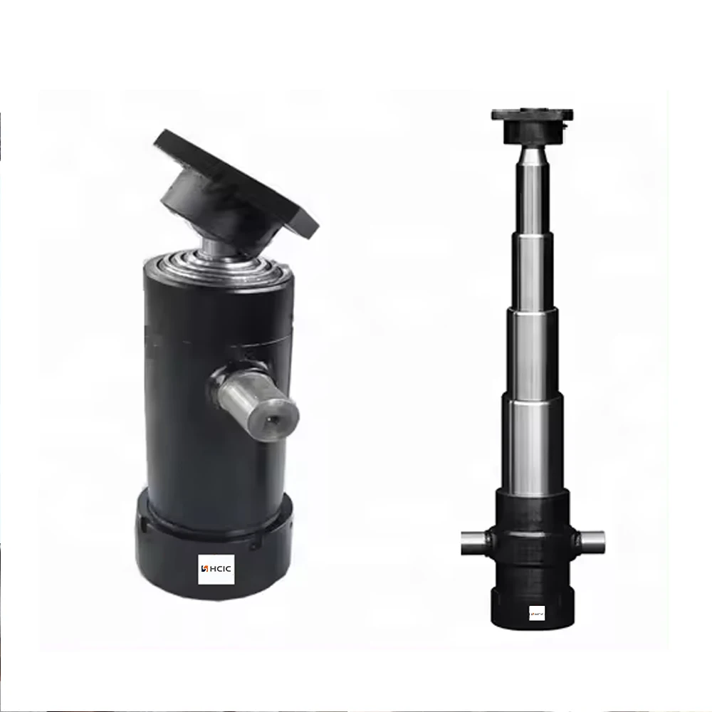 небольшой гидравлический цилиндр прицепа