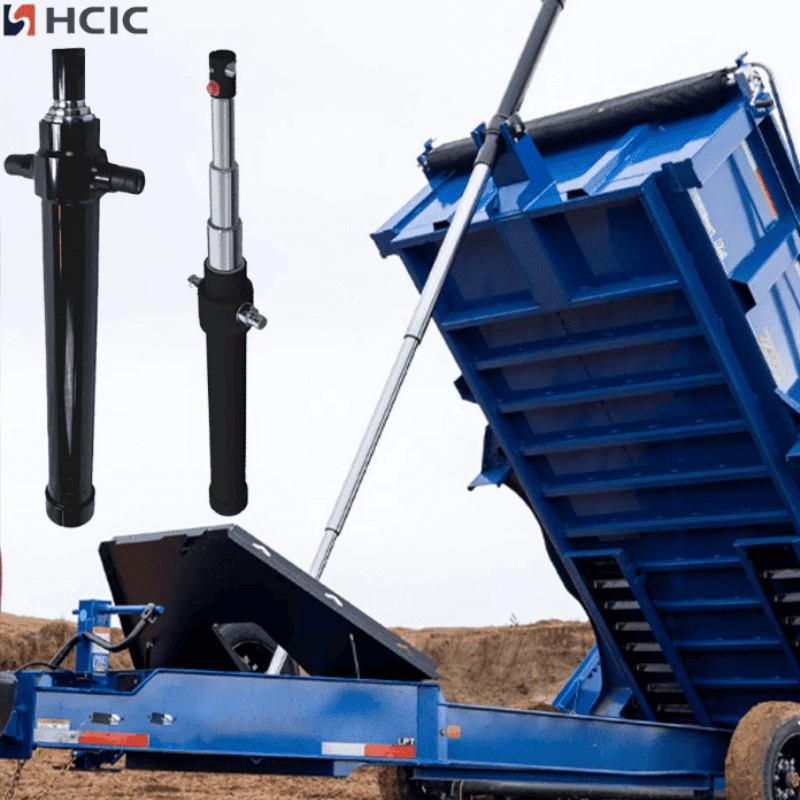 Телескопический многоступенчатый гидравлический цилиндр